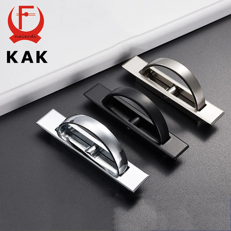 3 шт. KAK татами потайные ручки для дверей из сплава цинка встроенное покрытие