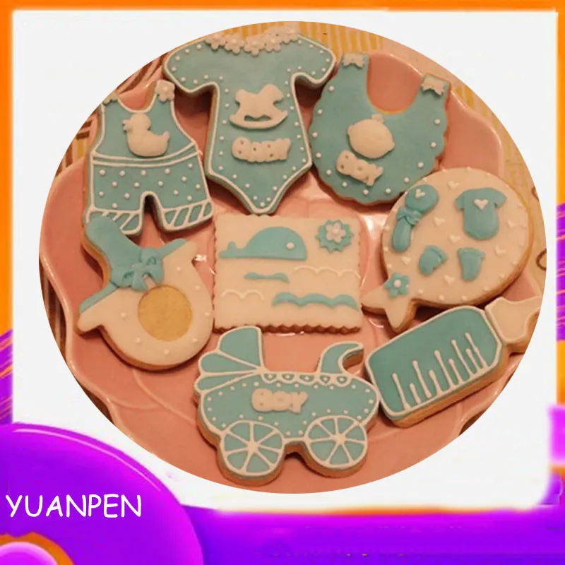 1 шт. patisserie reposteria формы для выпечки для детского душа металлический резак для печенья, мастики, инструменты для декора тортов воздушный шар шоколадное печенье формы