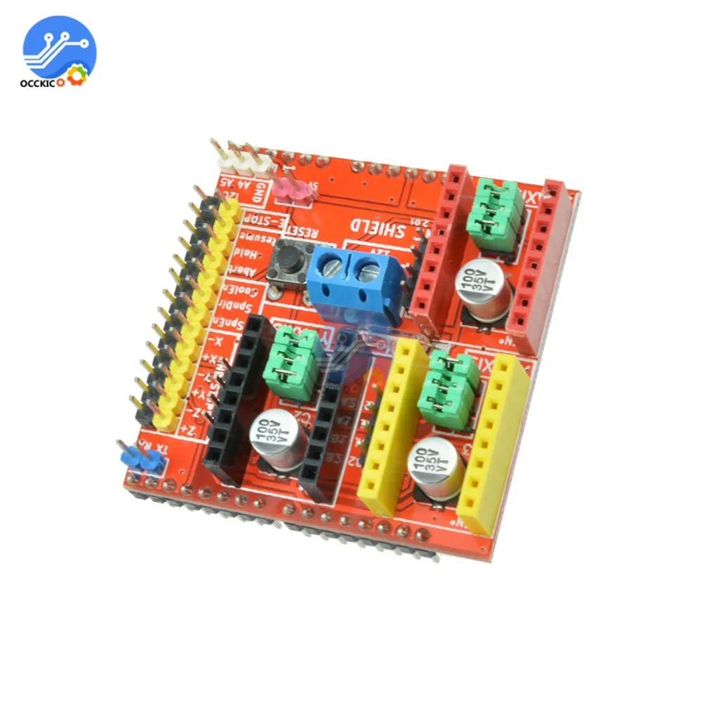 Плата расширения A4988 плата для шагового двигателя V2.0 3D принтера Arduino | Электроника