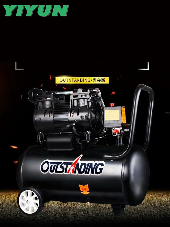 Миниатюрный воздушный компрессор YIYUN безмасляный бесшумный насос 8L 550W 15L 30L 800W 980W