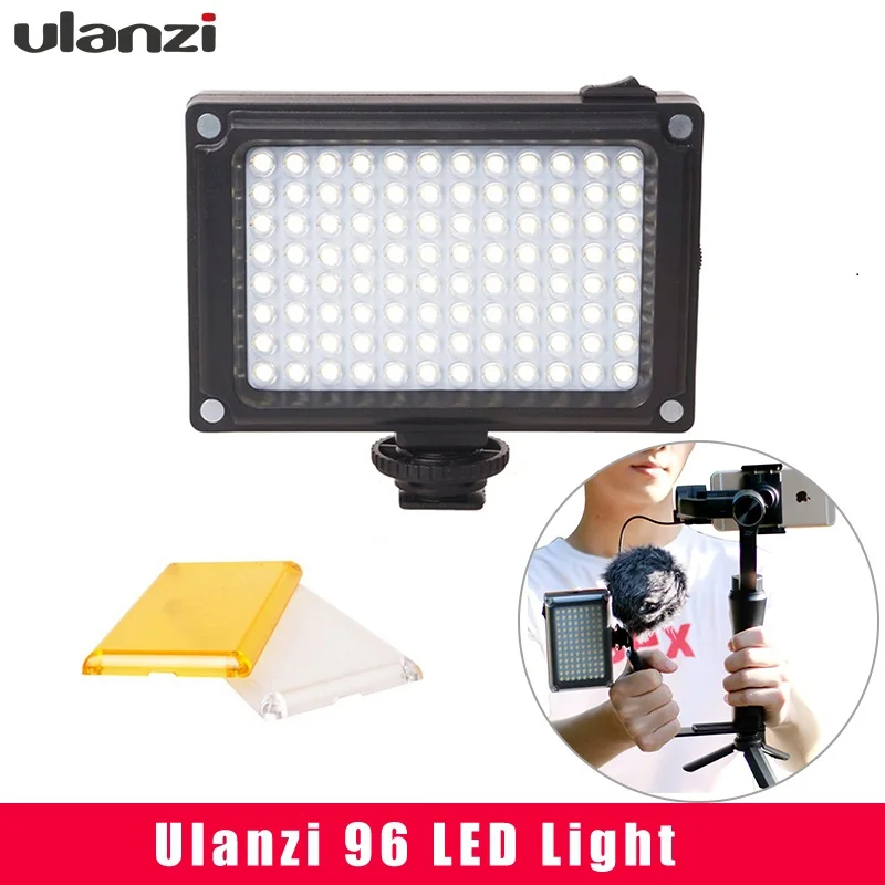 Only 96 LED Light Boya BY-MM1 камера видео микрофон с телефоном видео Риг стабилизатор, смартфон микрофон для iPhone/Canon Nikon DSLR Smooth 4 Q - Цвет: Only 96 LED Light