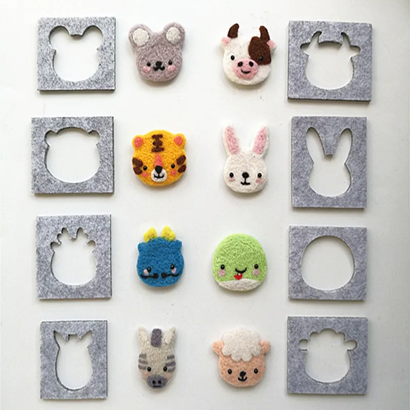 Войлочная модель для китайских животных войлочная ткань Зодиак Diy ремесло детей