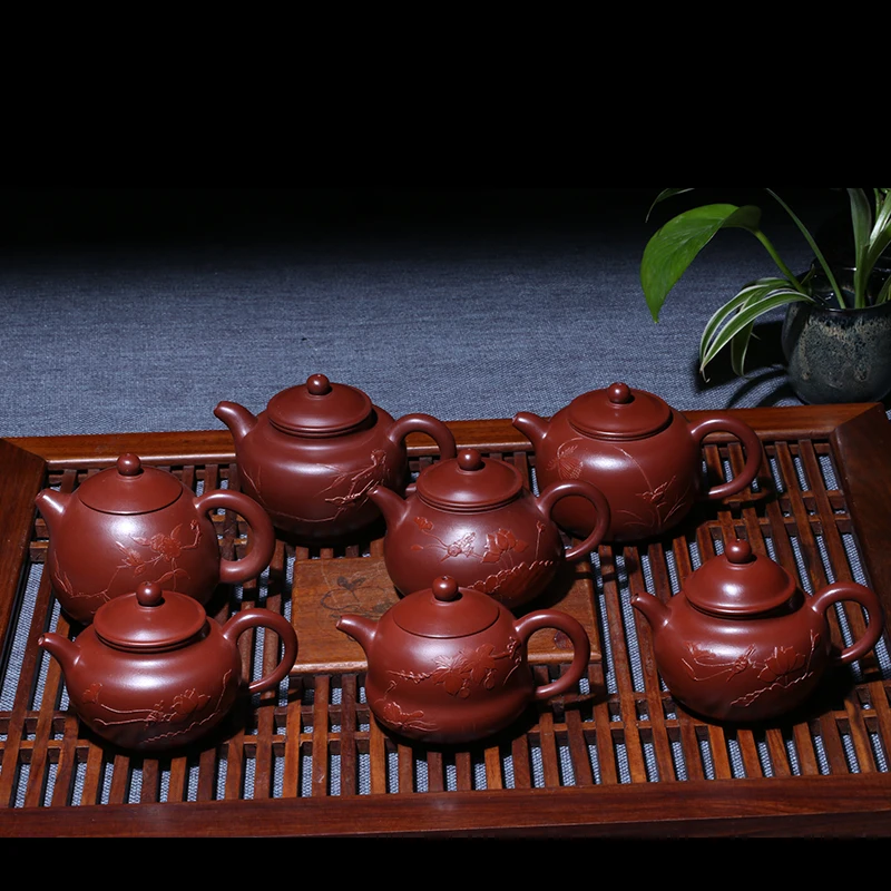 Исин Чайник чистый ручной работы Xi Shi Dahongpao горшок ранний кунг фу чайник|pot|pot tea |