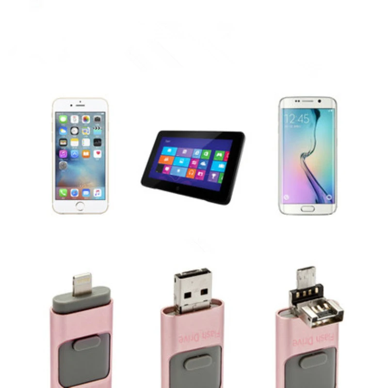 Новейший i Flash iFlash Drive HD u диск микро USB интерфейс 3 в 1 для Android/iPhone 8/6/X/6 Plus/7 iPad iPod/PC/MAC