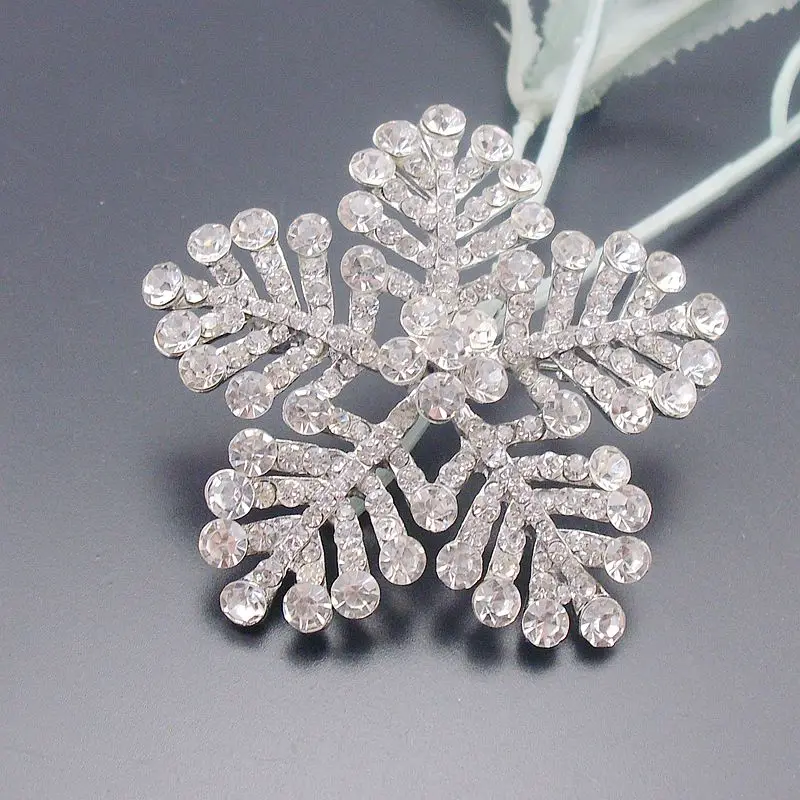 TANGTANG Брошь булавка для мужчин и женщин большой красивый букет Снежинка цветок