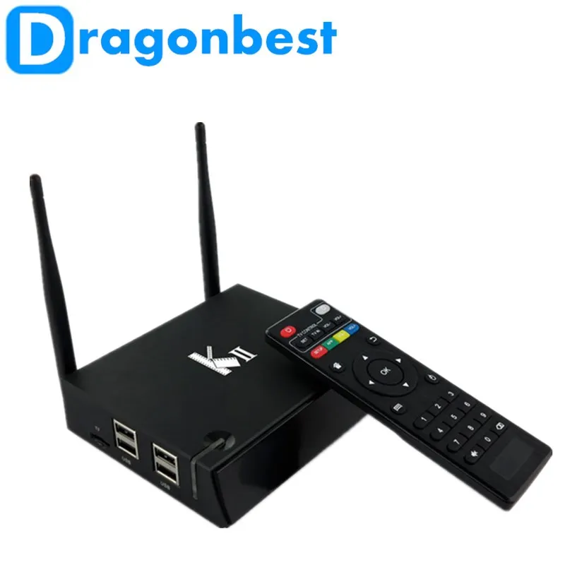 1 ШТ. КИИ Amlogic S812 Quad Core Android TV Box XBMC KODI H.265 HEVC 4.4 2.4 Г и 5.8 Wi Fi 2T2R Гига RJ45 2 GRAM/8 Rom 4K2K|android