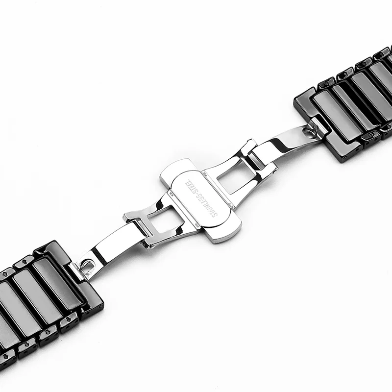 22 мм керамический браслет для Amazfit GTR 47 2 Stratos 3 Samsung Gear S3 Galaxy Watch 45 сменный