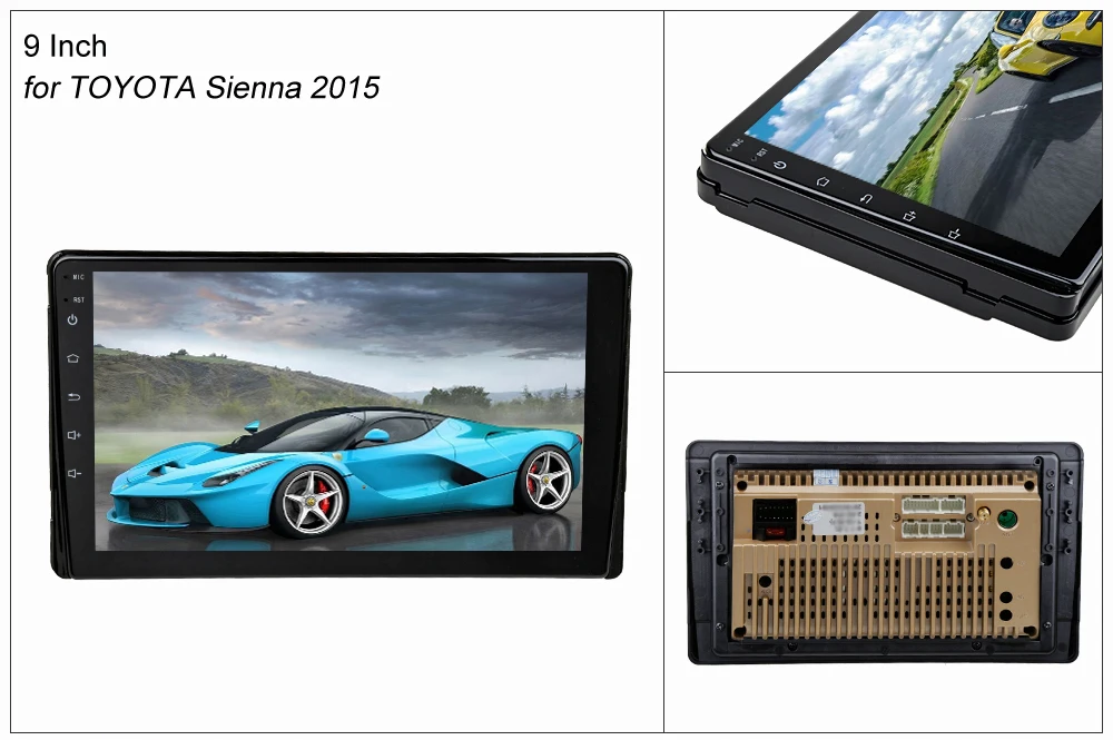 Автомобильный gps-навигатор SINOSMART 2.5D ips/QLED для Toyota Sienna 2004-18 Corolla Prius 32EQ DSP, 4G слот для sim-карты на выбор