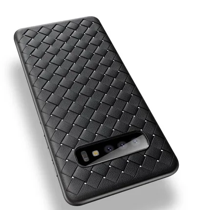 Чехол для Samsung Galaxy S10 Plus роскошный Плетеный защитный чехол BV с сеткой samsung s10e s10 +