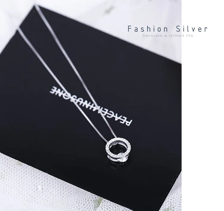 Ожерелье в стиле минимализма collares mujer dame аксессуары mujer sautoir femme kettingen voor vrouwen pendulo choker collier argent 925