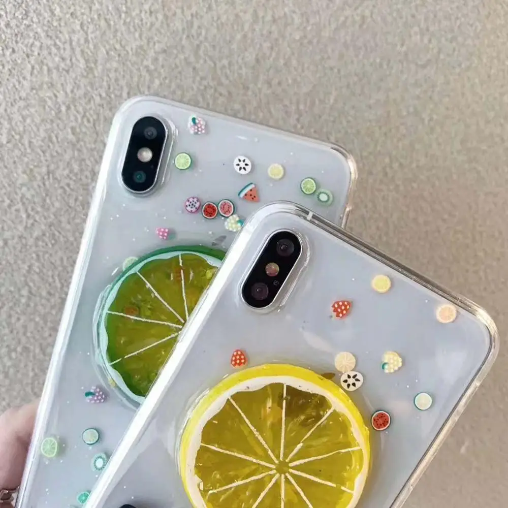 3D рельефный чехол для телефона с изображением лимона coupe iphone X Xs max XR прозрачный