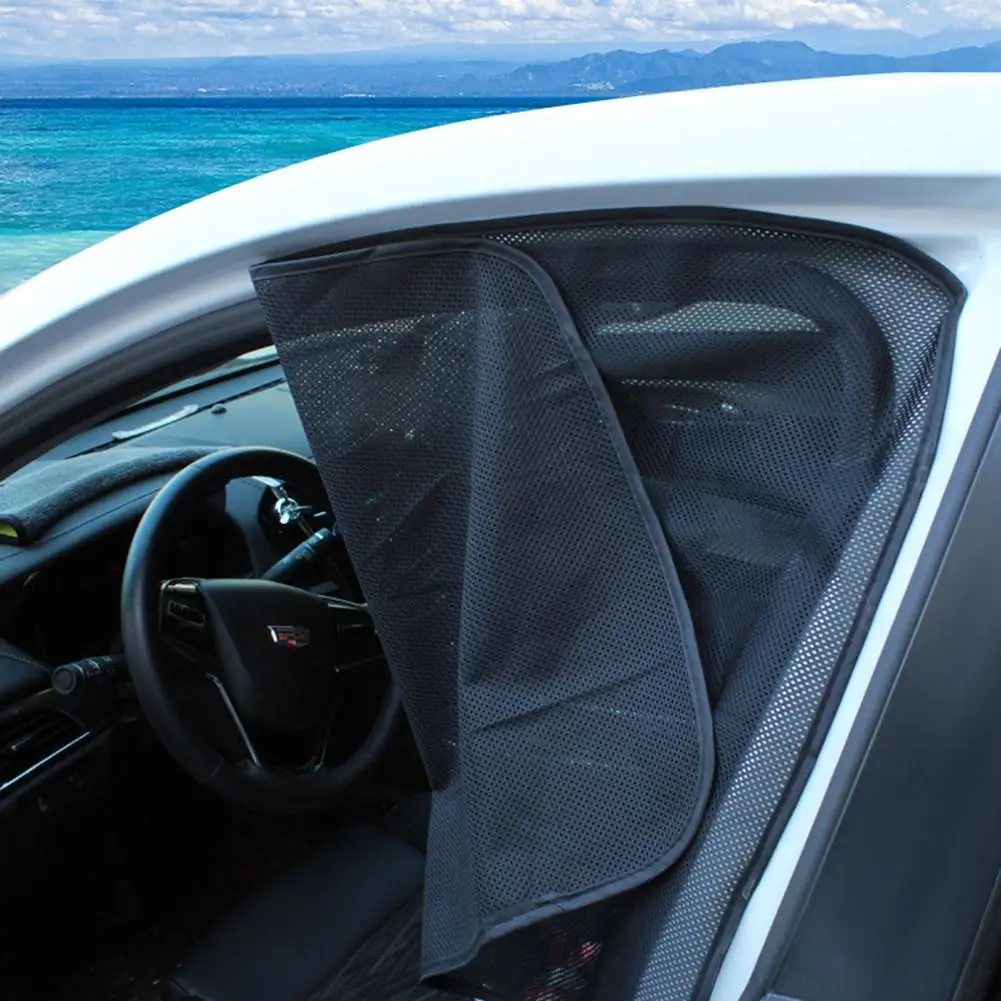 Новая автомобильная магнитная занавеска от солнца защита УФ лучей сетка на окно