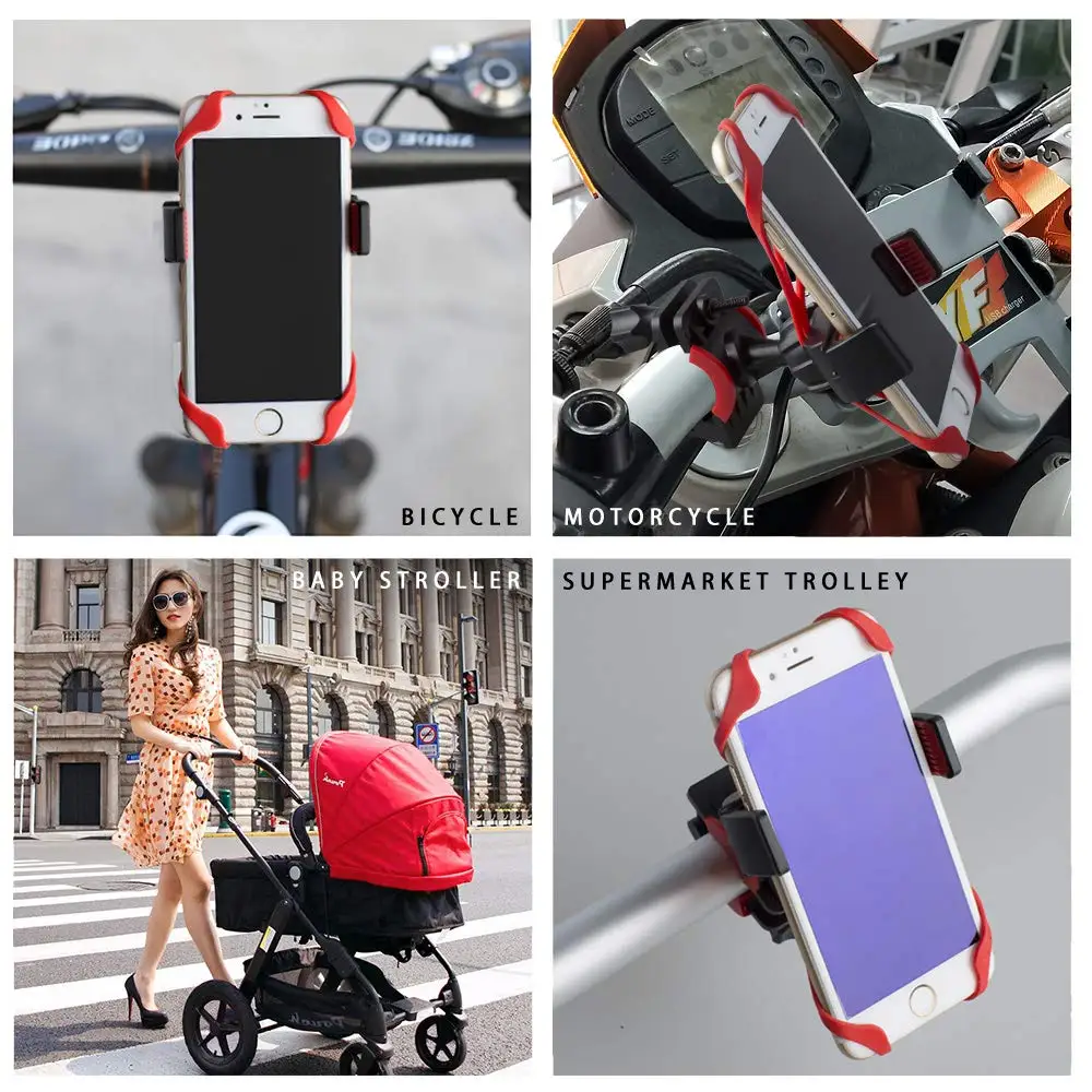 untoom bike phone holder universal cell phone bicycle motorcycle mtb handlebar mount cradle for iphone x xs max 8 7 plus samsung free global shipping
