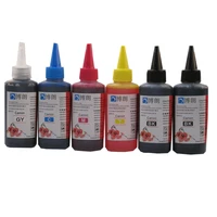 600ml universal 6 color dye ink kit 100ml each bottle for canon pixma mg7720 mg7730 mg7740 mg7750 mg7760 mg7770 mg7790 printer