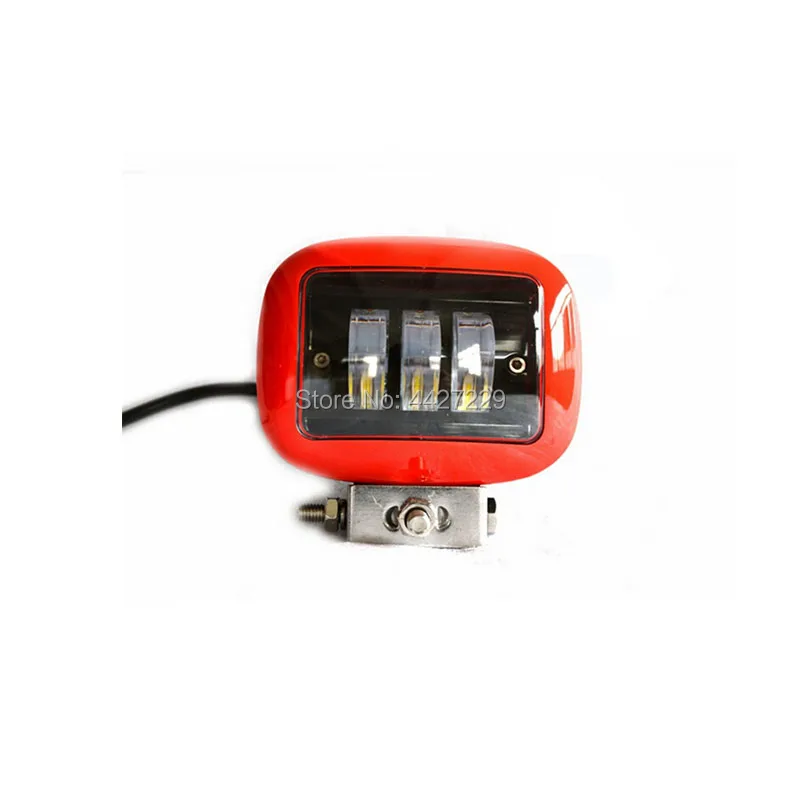 2pcs/lot 30W Super Bright Black Red Round Square LED Work Light For Car SUV BUS Van Offroad 4*4 12V DC Handlamp Working | Автомобили и