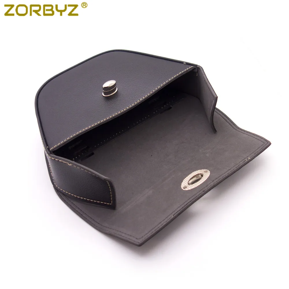 Черная мотоциклетная сумка ZORBYZ из искусственной кожи седло для багажа Боковая