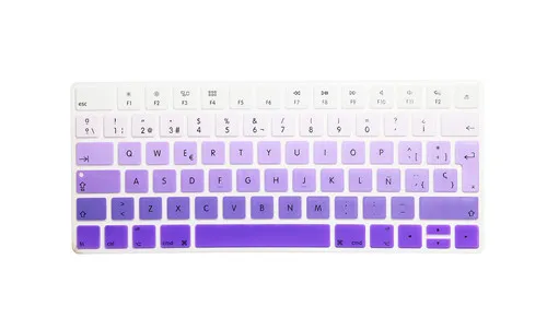 3 Испанская клавиатура, силиконовый чехол, ЕС, евро, ESP, для нового iMac Magic 2, Bluetooth, клавиатура, ПК, защита кожи компьютера - Цвет: 3