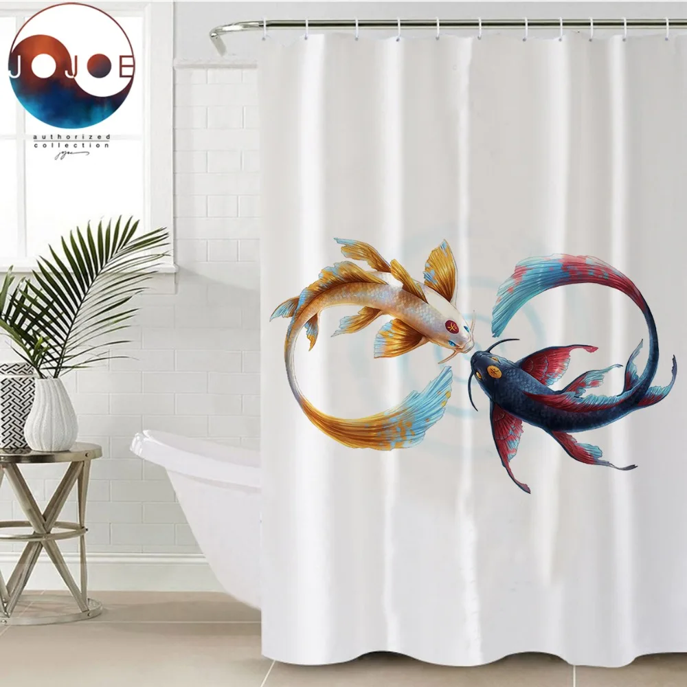 Eternal Bond by JoJoesArt занавеска для душа Водонепроницаемая крипринс Карп благоприятная занавеска для ванной с крючками Декор для ванной banheiro