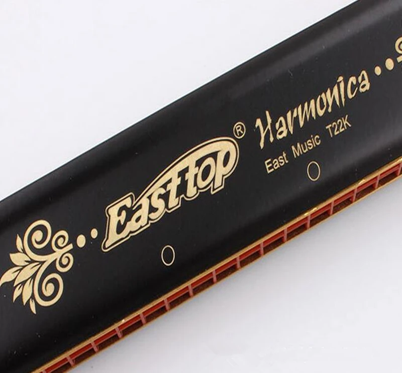 T22K Easttop 22 Hole Tremolo Губная гармошка ABS расческа Музыкальные инструменты Armonica Instrumento C