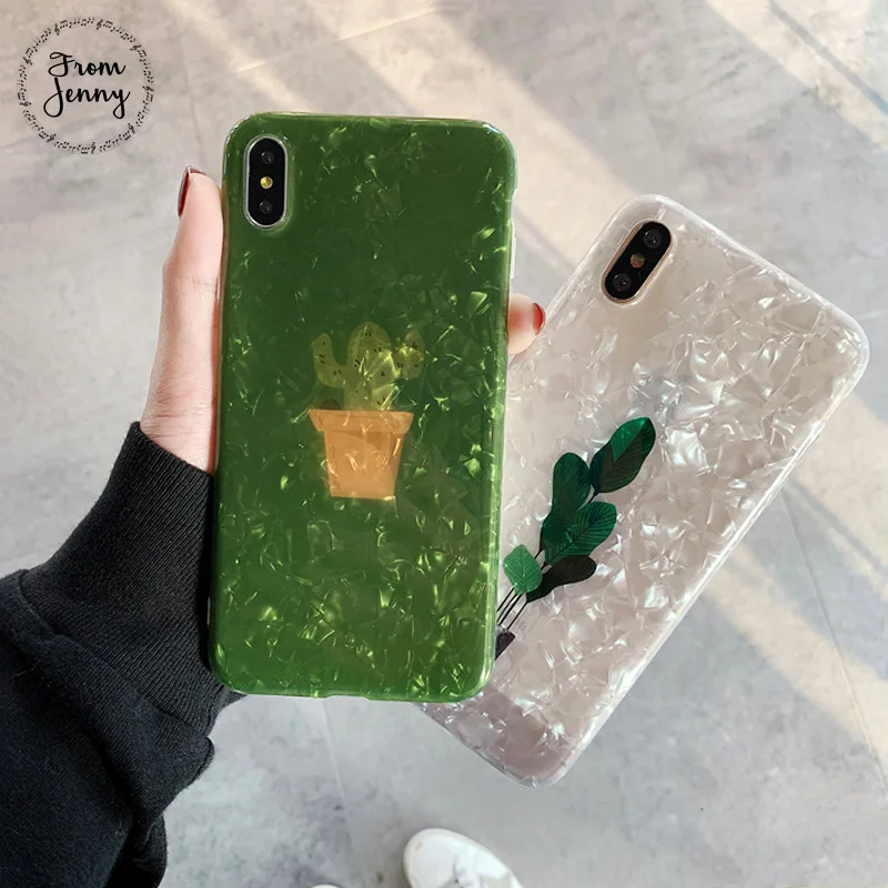 От Jenny Doodle cartoon girl для iPhone x xr xs max 6 6s 7 8 Plus кронштейн с надписью мобильный телефон