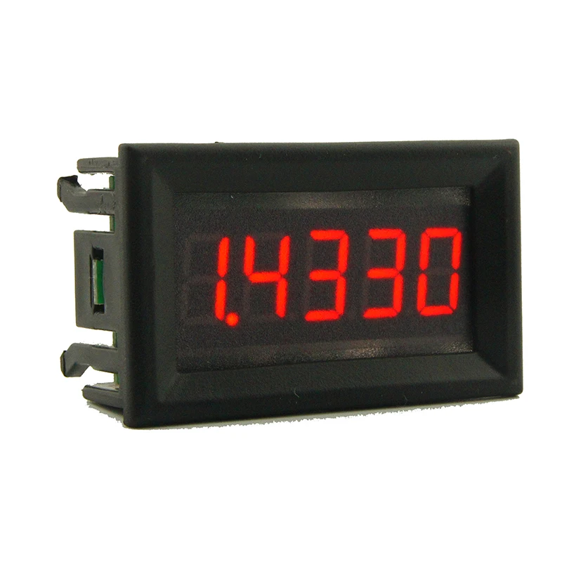 0.36 inch 5 Digits 0-3.0000A DC Ammeter Digital Amp Ampere Panel Meter Red LED Electric Current Tester Gauge Built-in Shunt | Инструменты