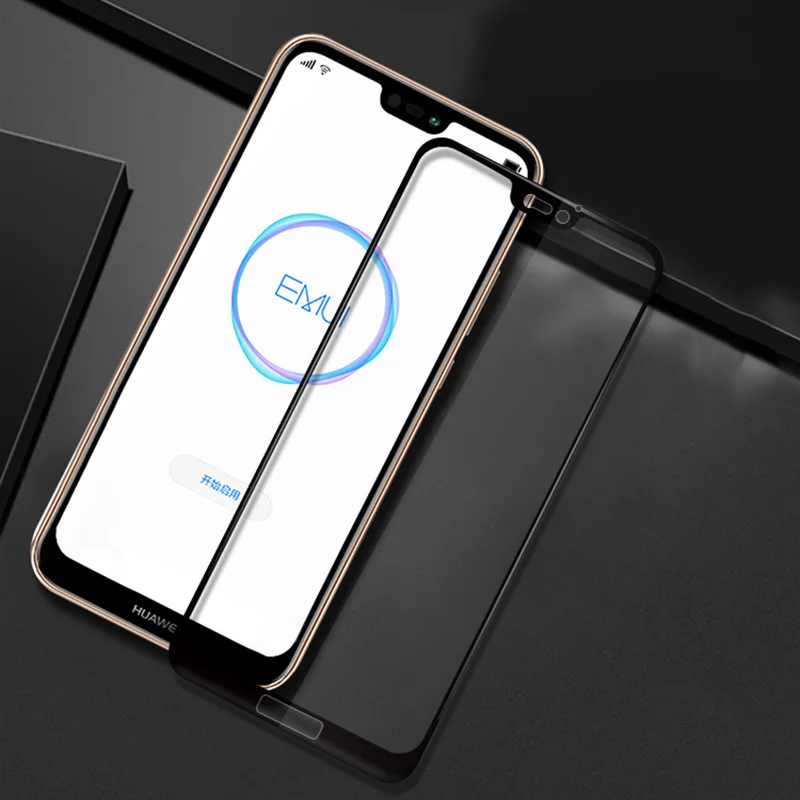 Full cover tempered glass screen protector for huawei p20 lite film verre tremp szklo pelicula vidrio cristal pantalla mica sklo | Мобильные