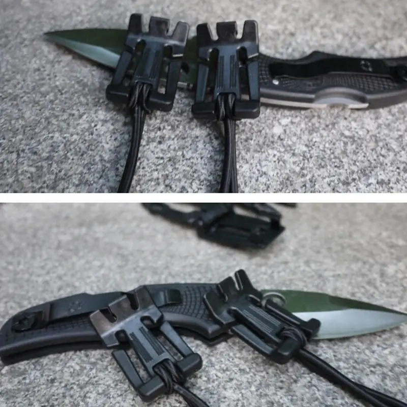 Горячая 2 шт Распродажа Пряжка для шнура зажим Молле тесьма Эластичный Шнур