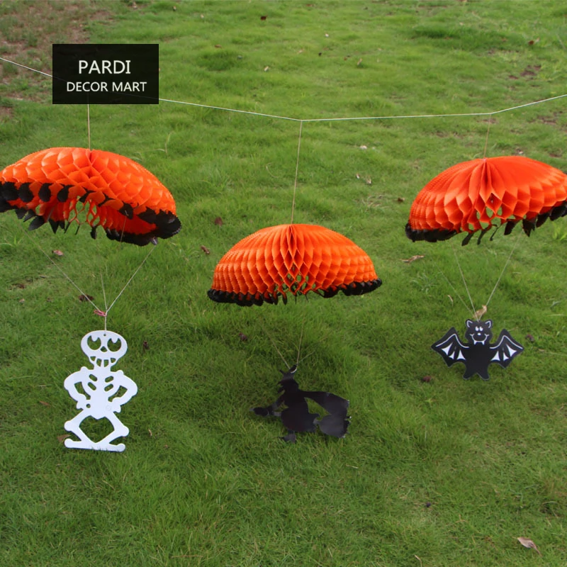 Хэллоуин партии 3D Бумага реквизит подвесное украшение для Хэллоуина висит череп