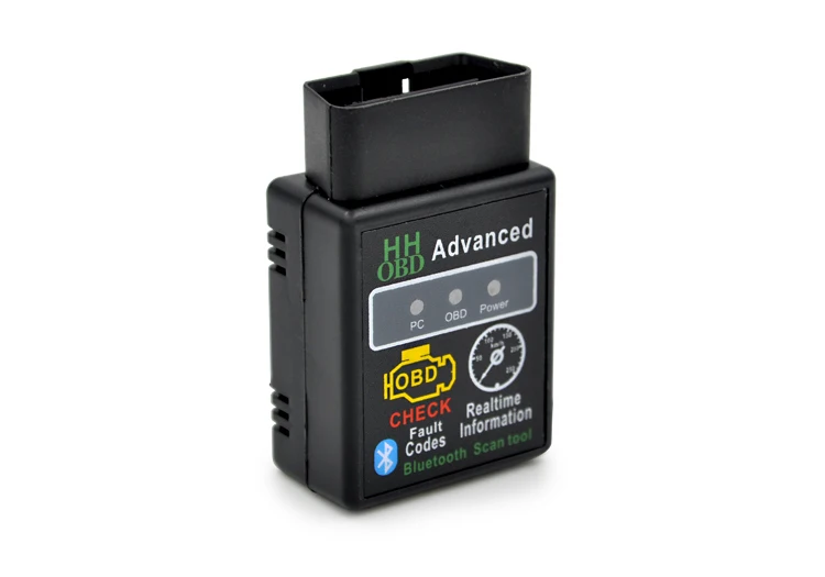 10 шт. 2017 новая версия 2 1 ELM327 HH OBD расширенный мини ELM 327 V2.1 черный Bluetooth OBD2