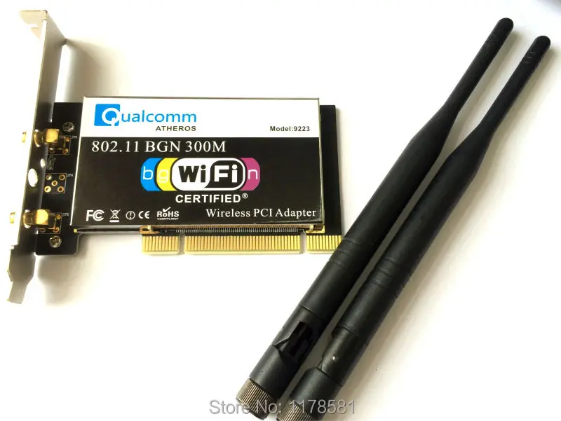Новая беспроводная карта Atheros AR9223 PCI 802.11b/g/n 300 Mpbs wifi настольная Wlan карта|wlan card|wireless