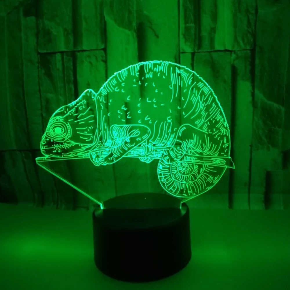 Лампа Chamel 3D иллюзия голограмма визуальные светодиодные ночники сенсорные USB