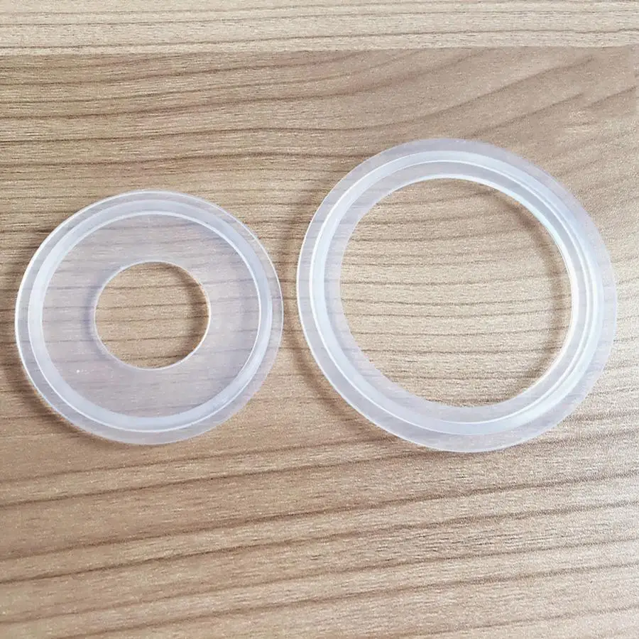 Подходит для 1/2 &quotтрубы OD x 0 5&quot Tri Clamp гигиеническая Прозрачная силиконовая