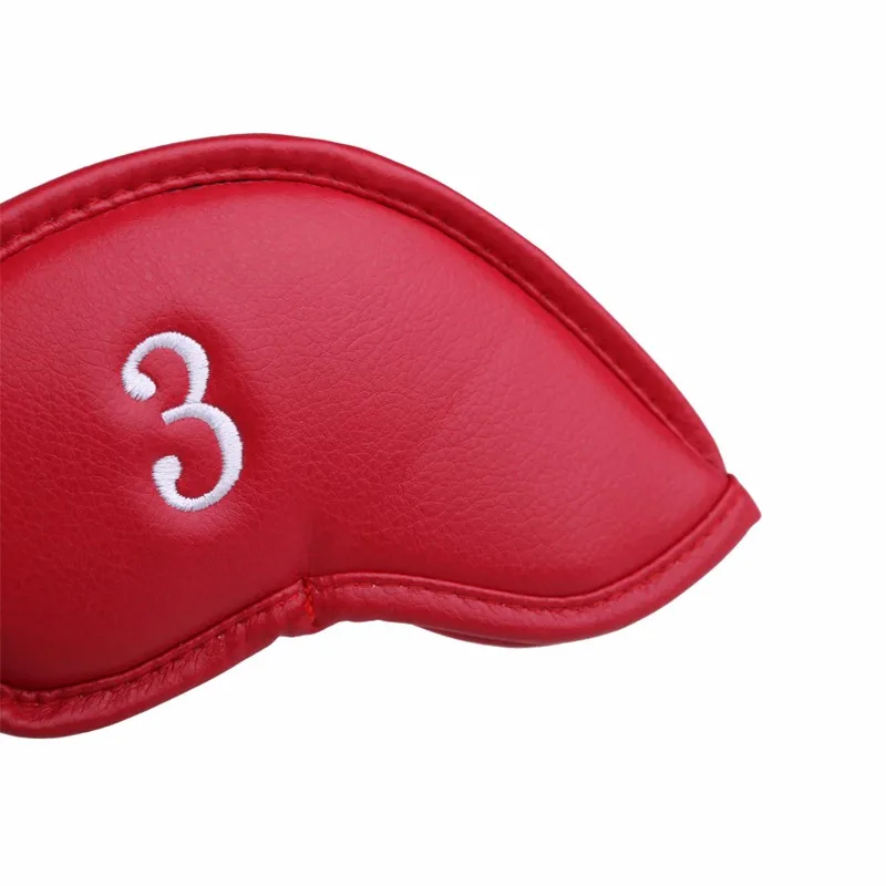 Набор из 12 черных бриллиантовых чехлов для головы гольф-клуба защитные головные