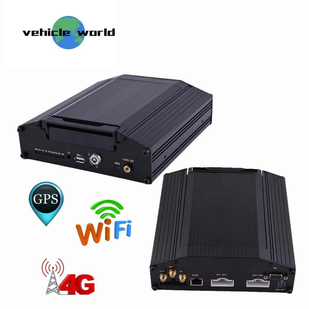 H.264 GPS 4G WIFI школьный автобус прицеп грузовик такси автомобиль 1.0MP AHD 720P HDD 8Ch