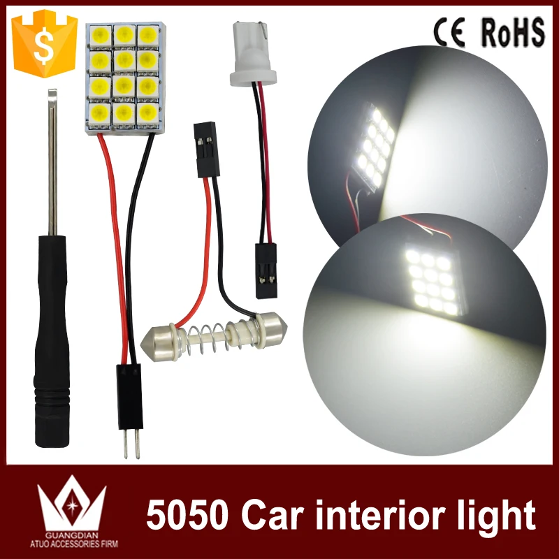 

Tcart 6 X Error Free Car LED Bright Vehicle Interior Map Dome Door Lights Kit Package for nissan murano accessories 2008-2014