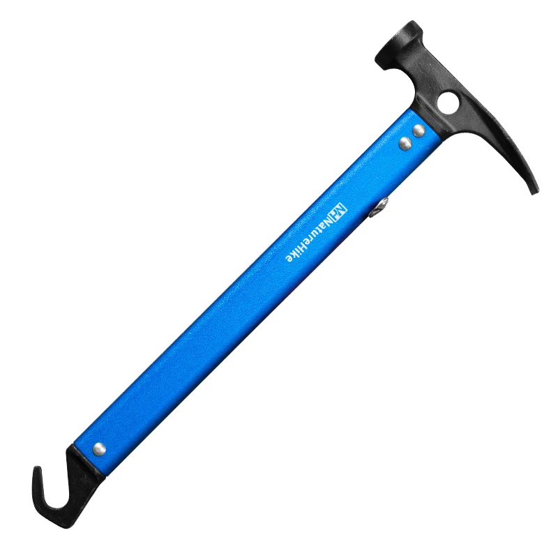 

Naturehike New Best Selling Outdoor Travel Camping Essential 2 Colors Multifunction Aluminum Camping Hammer Tool For Tent Nail