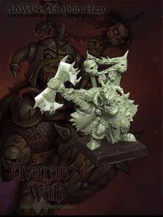 

model kit resin kit Avatars of War Goblin Hero Goblin 28mm
