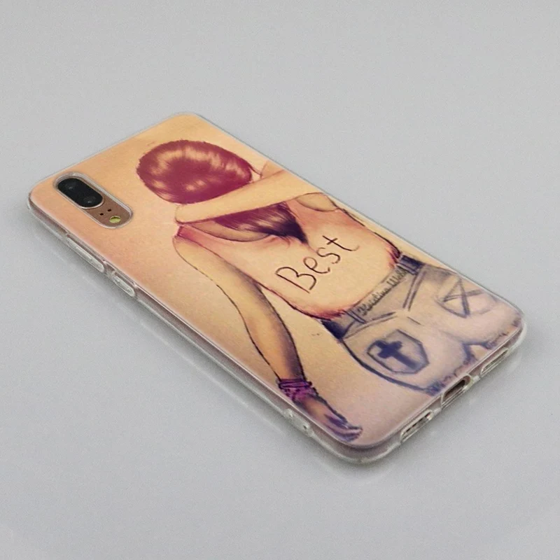 Мягкий силиконовый чехол love you forever best friends для Huawei P30 P20 P10 P9 P8 Lite 2017 Pro Mini P Smart 2019 Plus