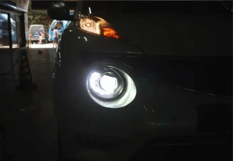 2 шт. фары для автомобиля Стайлинг для 2013- Nissan Juke фары 2011~ для Infiniti ESQ h7 xenon led drl hid комплект фары