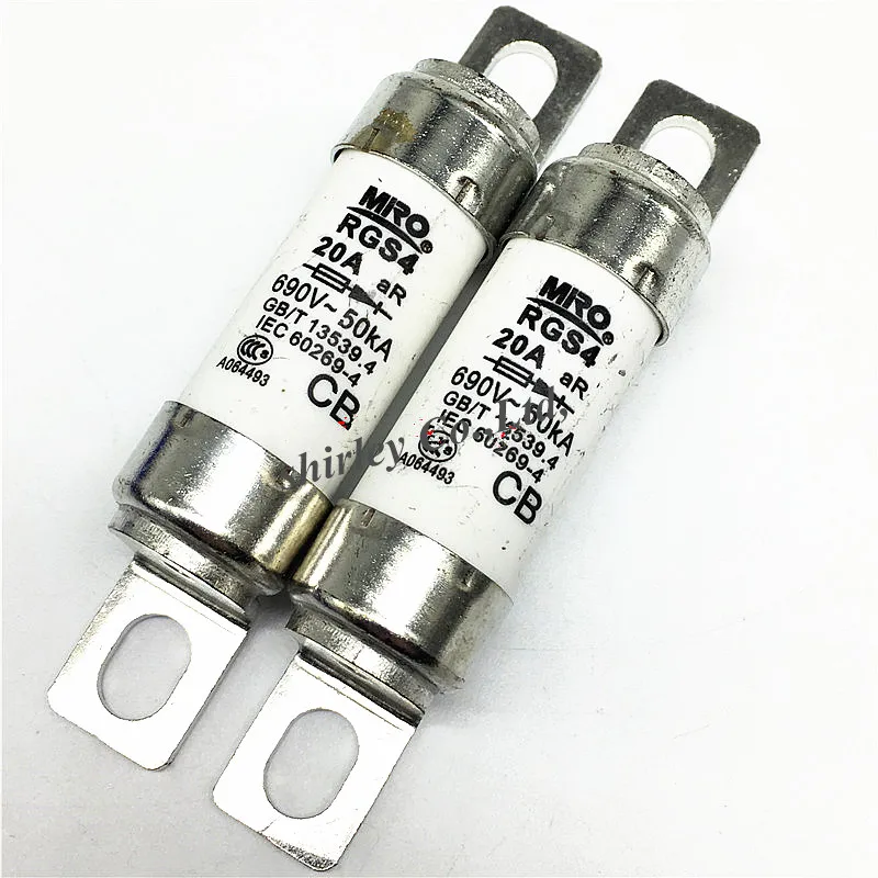 Предохранитель RGS4 10A 16A 20A 25a 30A 35A 40A 50a 63a 70A 75A 85A 690 A в предохранитель с болтовым