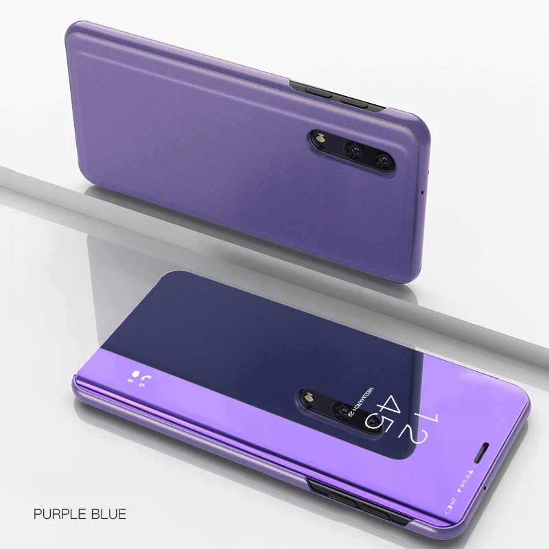 Зеркальный флип-чехол для samsung Galaxy A50 A7 S8 S9 S10 Lite J8 J6 J4 Plus A20 A30 A40 A70 A90 M20 M10 A10 A80 J2 крышка сердечника