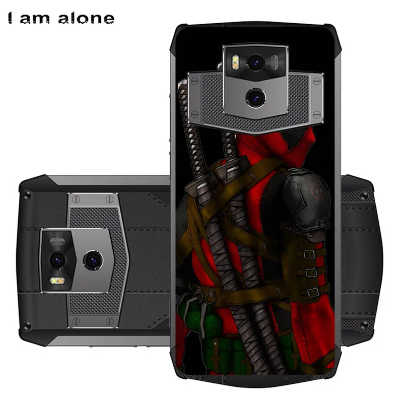 Чехлы для телефонов I am alone для Ulefone power 5 6,0 дюймов, мягкий ТПУ мобильный Модный черный цвет для Ulefone power 5 сумок