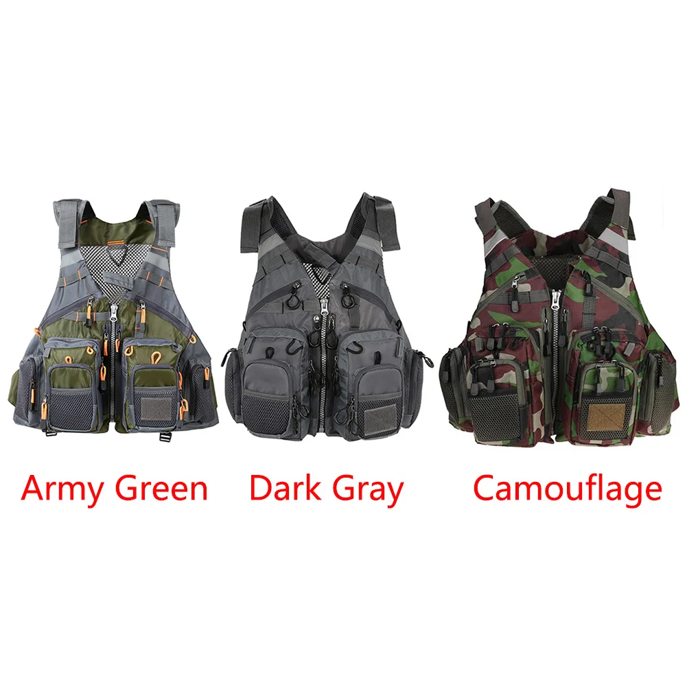 Mesh Design Breathable Detachable Adjustable Multifunctional Sport Swimming Outdoor Sailing Life Safety Boating Fishing Vest |