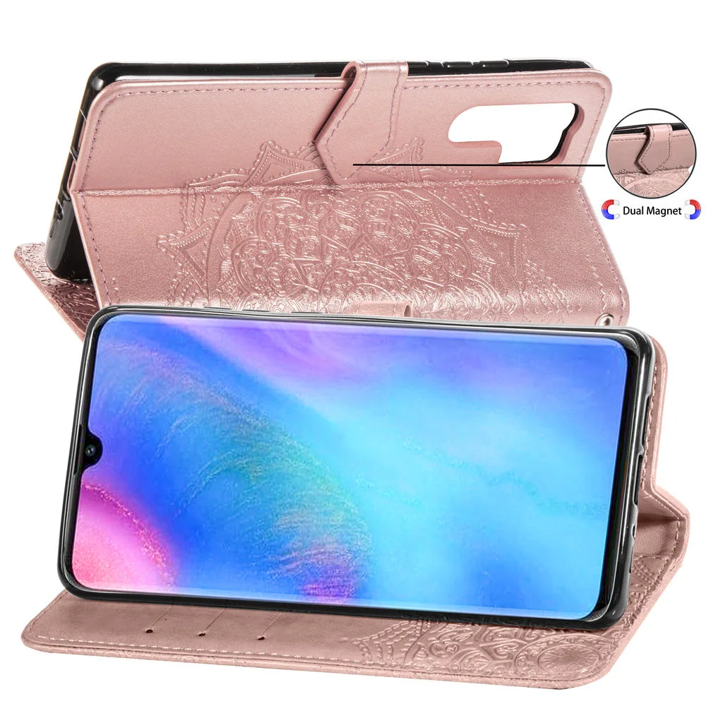 Для Huawei Honor 10 9i 9N Nova 4e 3e Mate 20 P20 P30 Lite Pro Y9 2019 Ультратонкий чехол с тиснением кожаный PU