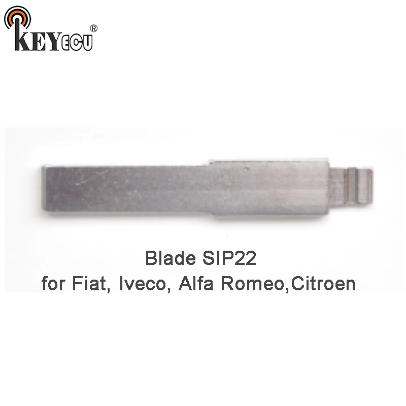 

KEYECU 25x KEYDIY Universal Remotes Flip Key Blade SIP22 for Fiat, Iveco, Alfa Romeo,Citroen