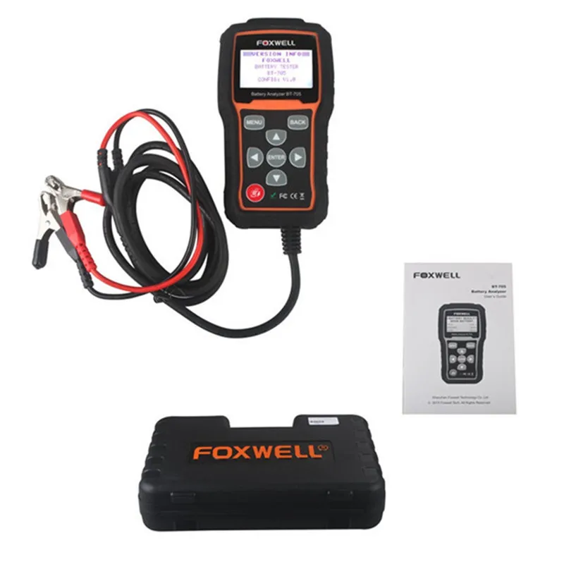 Лидер продаж супер 100% Oringinal Foxwell bt705 bt-705 12 вольт Батарея анализатор тестер