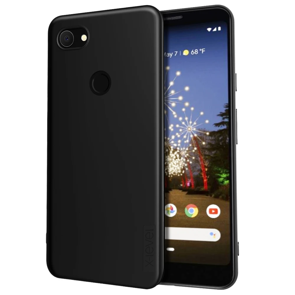 Black X-Level Мягкий ТПУ чехол для Google Pixel 3 3a XL Роскошный Матовый сенсорный ультра тонкий задний Чехол для телефона для Google Pixel3 чехол 3XL - Цвет: Black