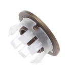 Смеситель для раковины в ванной комнате, переливная крышка раковины, Латунная вставка с кольцом на 6 футов