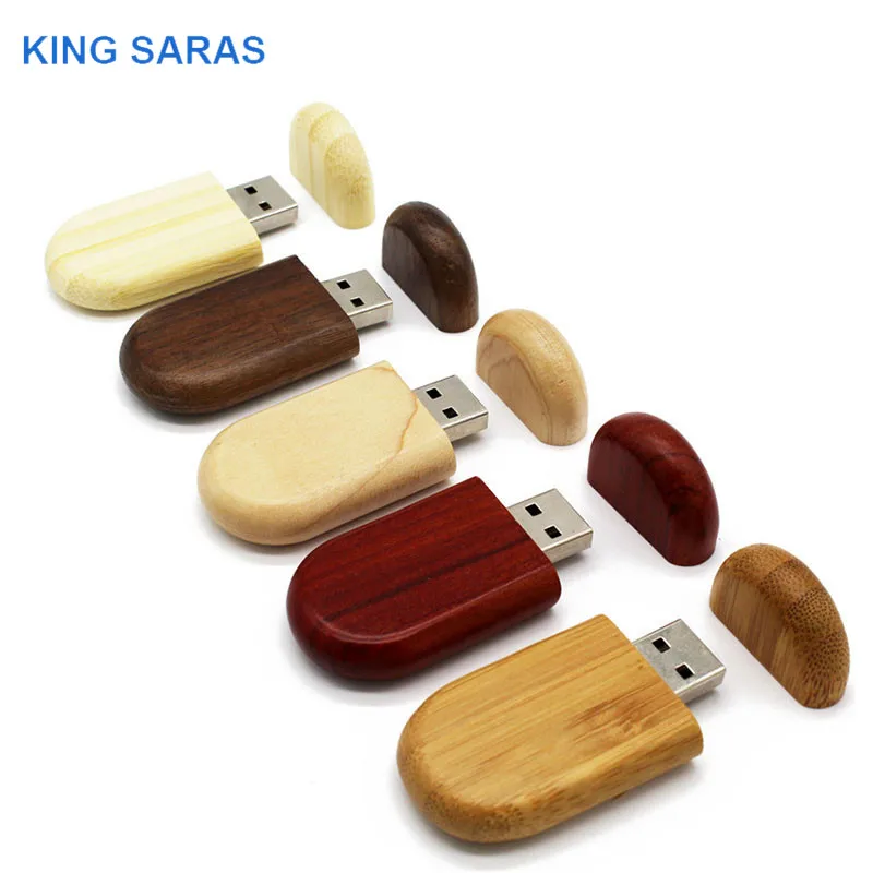 Персональный логотип KING SARAS Maple wood Walunt wood usb флэш-накопитель usb 2,0 4 ГБ 8 ГБ 16 ГБ 32 ГБ 64 ГБ подарок для фотосъемки