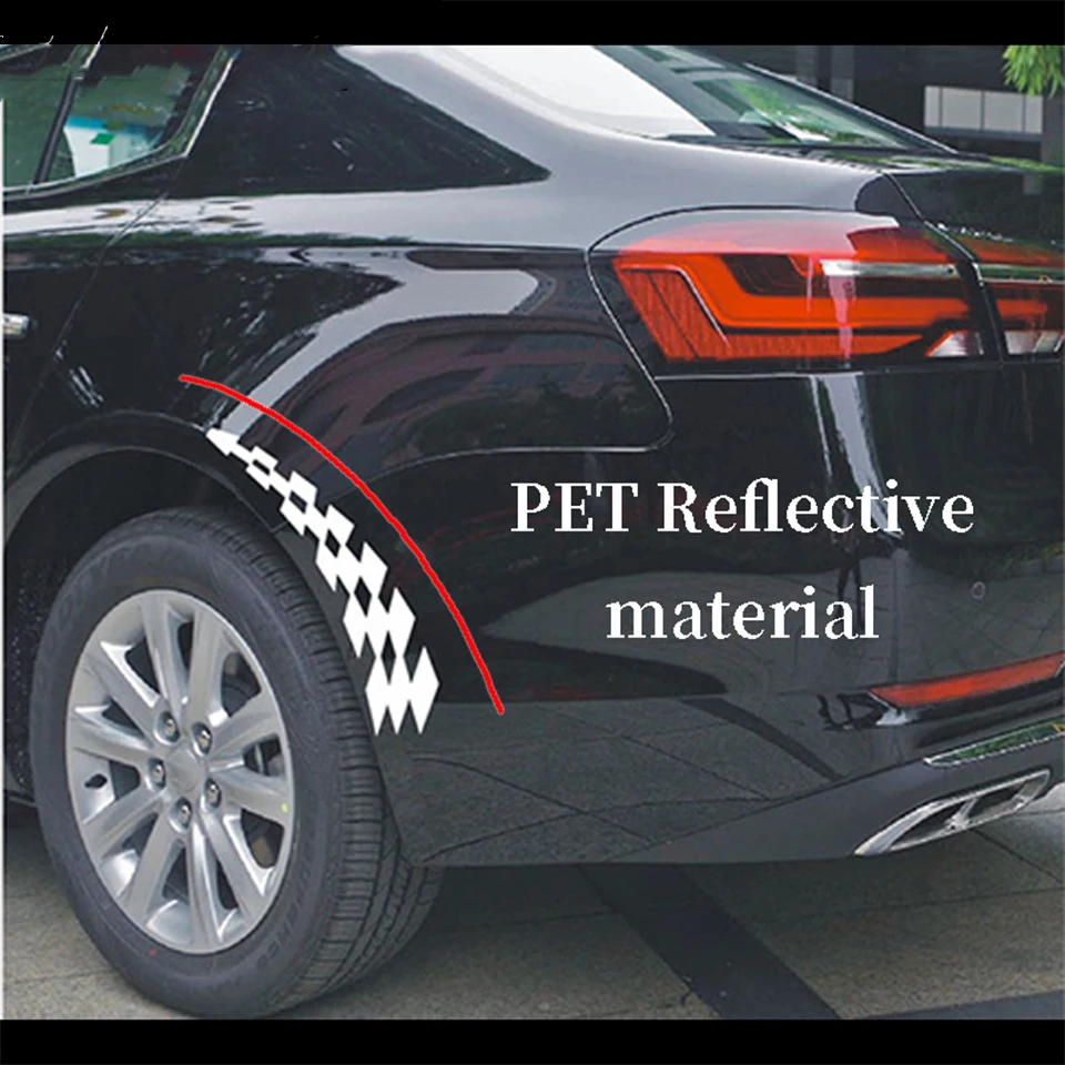 

2pcs Cool Car Fender Wheel Eyebrow Decal Sticker For Honda Civic 2006-2011 Accord Fit City CRV Volvo S60 XC90 V40 V70 V50 V60